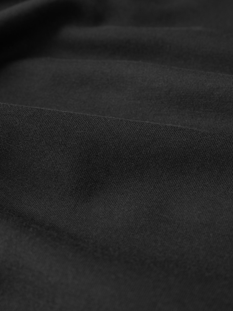 Black Athleisure Cuffed Joggers - Image 5 of 8