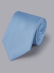 Charles Tyrwhitt Blue Silk Stain Resist Tie - Image 1 of 2