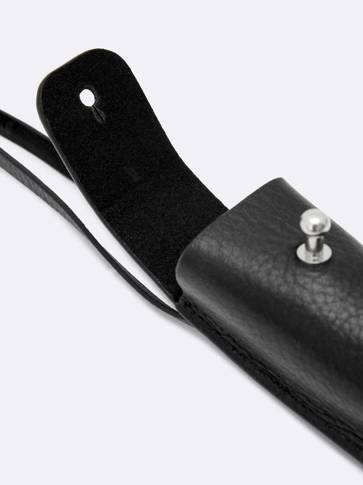 AllSaints Black Stud Lipstick Case Bag - Image 3 of 3
