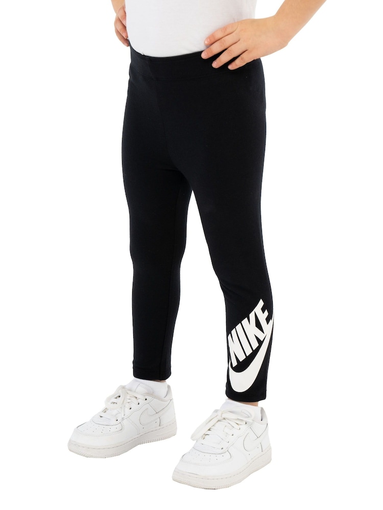Nike Black Little Kids Cotton Leggings - Image 1 of 7