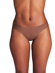 Under Armour Dark Brown No Show Pure Stretch Thongs 3 Pack - Image 2 of 5
