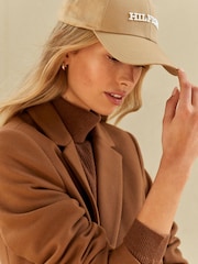 Tommy Hilfiger Cashmere Blend Roll Neck Brown Dress - Image 4 of 10