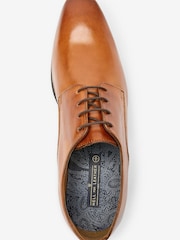 Tan Brown Regular Fit Derby Shoes - Image 2 of 5