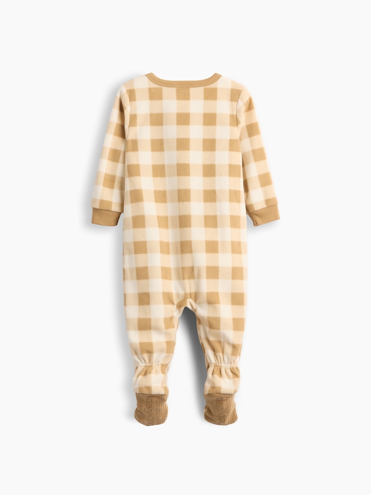Gap Brown Gingham Sleepsuit (6mths-5yrs) - Image 2 of 3