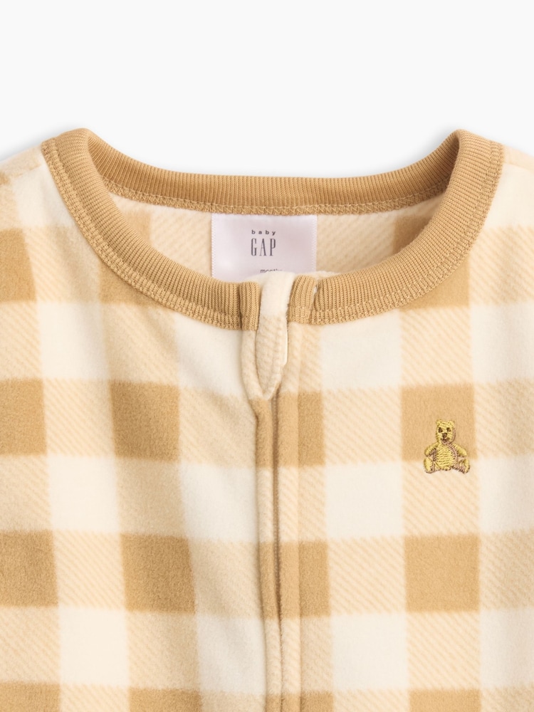 Gap Brown Gingham Sleepsuit (6mths-5yrs) - Image 3 of 3