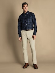 Charles Tyrwhitt Natural Classic Fit Ultimate non-iron Chino Trousers - Image 3 of 5