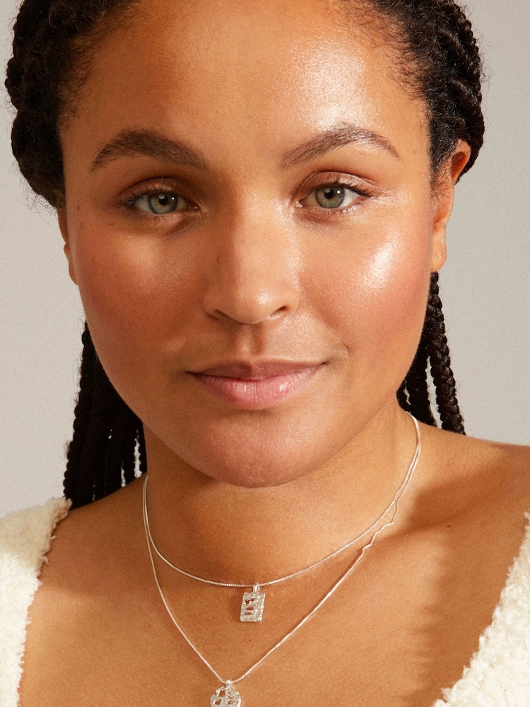 PILGRIM Silver Tone Brenda Recycled Chain Necklace 2 Packs - Image 3 of 3