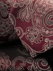 Charles Tyrwhitt Red Paisley Silk Tie - Image 2 of 2
