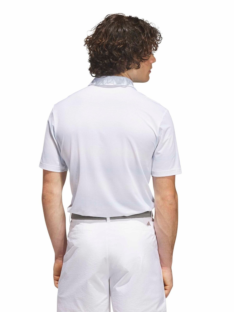adidas Golf Ultimate365 Mesh UPL Print Golf Polo Shirt - Bild 2 von 6