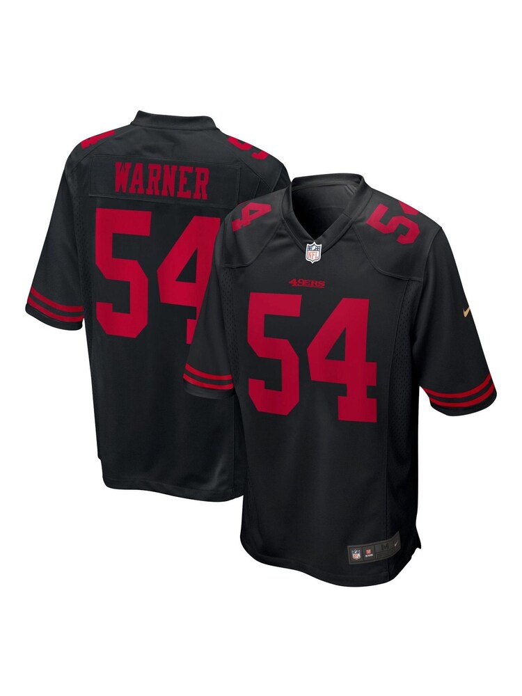 Nike Black NFL San Francisco 49ers Game Alternate Jersey - Fred Warner Youth - Image 1 of 3