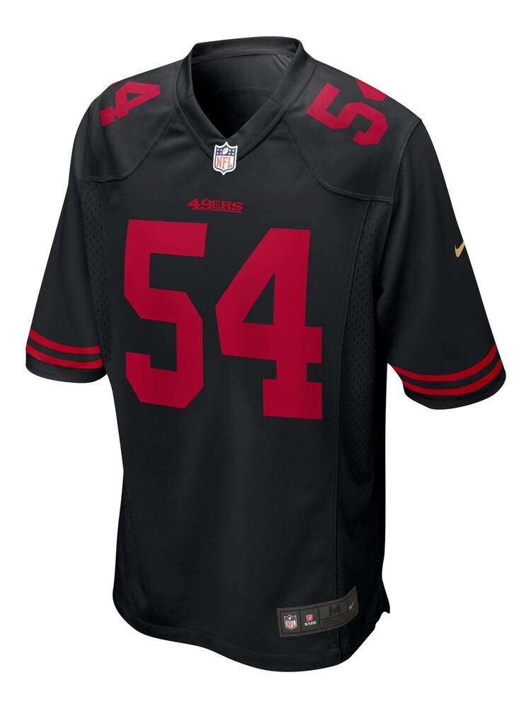 Nike Black NFL San Francisco 49ers Game Alternate Jersey - Fred Warner Youth - Image 2 of 3
