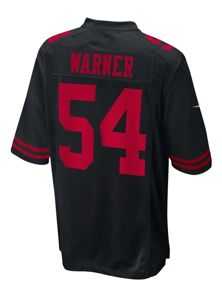 Nike Black NFL San Francisco 49ers Game Alternate Jersey - Fred Warner Youth - Image 3 of 3