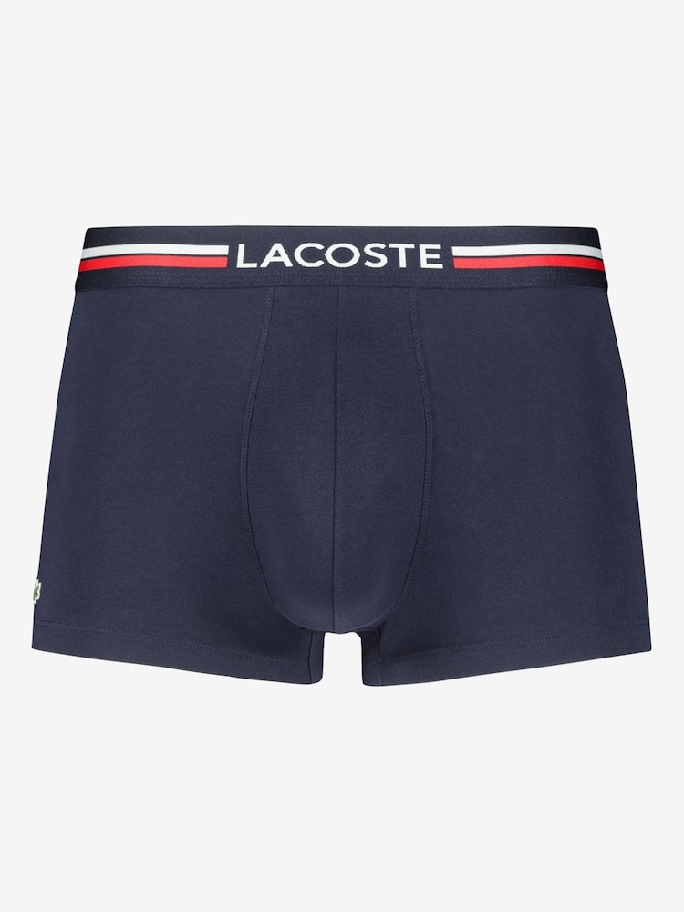 Lacoste Navy Multi Boxers 3 Pack - Image 2 of 9