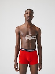 Lacoste Navy Multi Boxers 3 Pack - Image 5 of 9