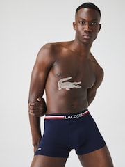 Lacoste Navy Multi Boxers 3 Pack - Image 8 of 9