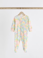 Purple Unicorn Baby 100% Cotton Sleepsuits 3 Pack (0mths-2yrs) - Image 7 of 12