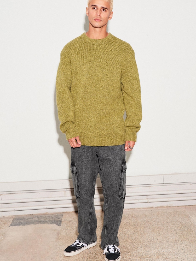 Black EDIT Denim Cargo Jeans - Image 2 of 11