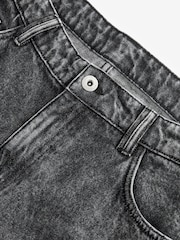 Black EDIT Denim Cargo Jeans - Image 7 of 11