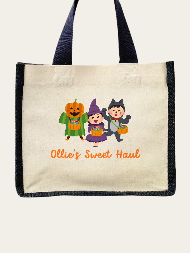 Personalised Halloween Sweet Haul Bag by Koko Blossom - Image 2 of 2
