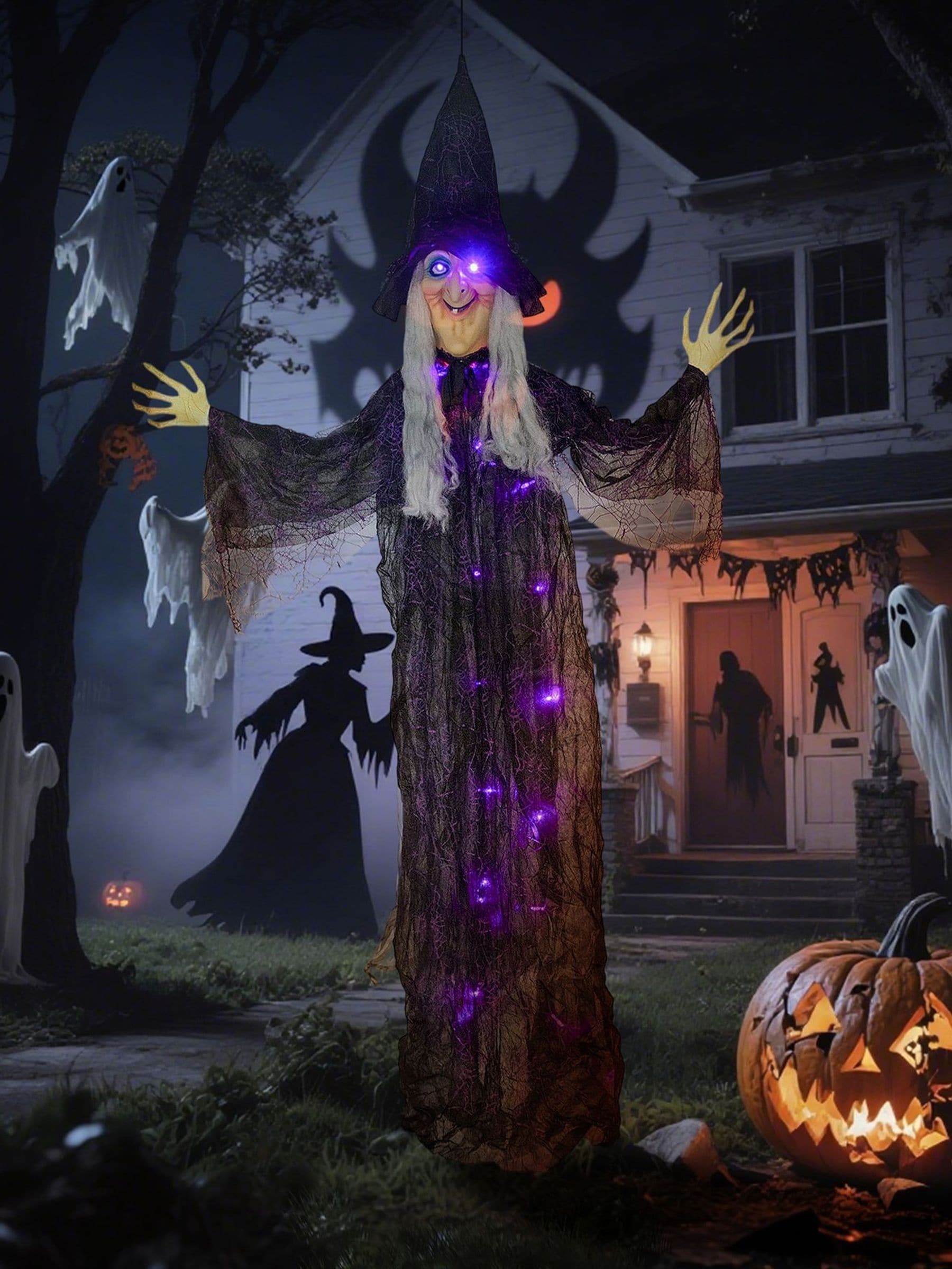 B&Q - Voice Activated Halloween Animatronics WitchBattery Operated - Image 1