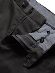 Charles Tyrwhitt Grey Classic Fit Ultimate non-iron Chino Trousers - Image 5 of 5