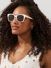 Nude Preppy Style Polarised Sunglasses - Image 1 of 5