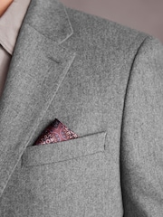siva - Signature Tollegno Italian Wool Suit jakna; suknjič - Slika 4 iz 10