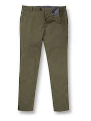 Charles Tyrwhitt Green Classic Fit Ultimate non-iron Chino Trousers - Image 4 of 5