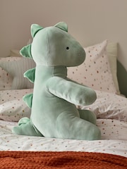 Green Dinosaur Extra Large Super Soft Squidge Toy Cushion - Image 3 of 7