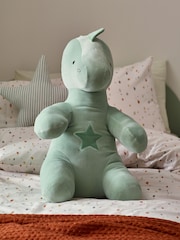 Green Dinosaur Extra Large Super Soft Squidge Toy Cushion - Image 4 of 7