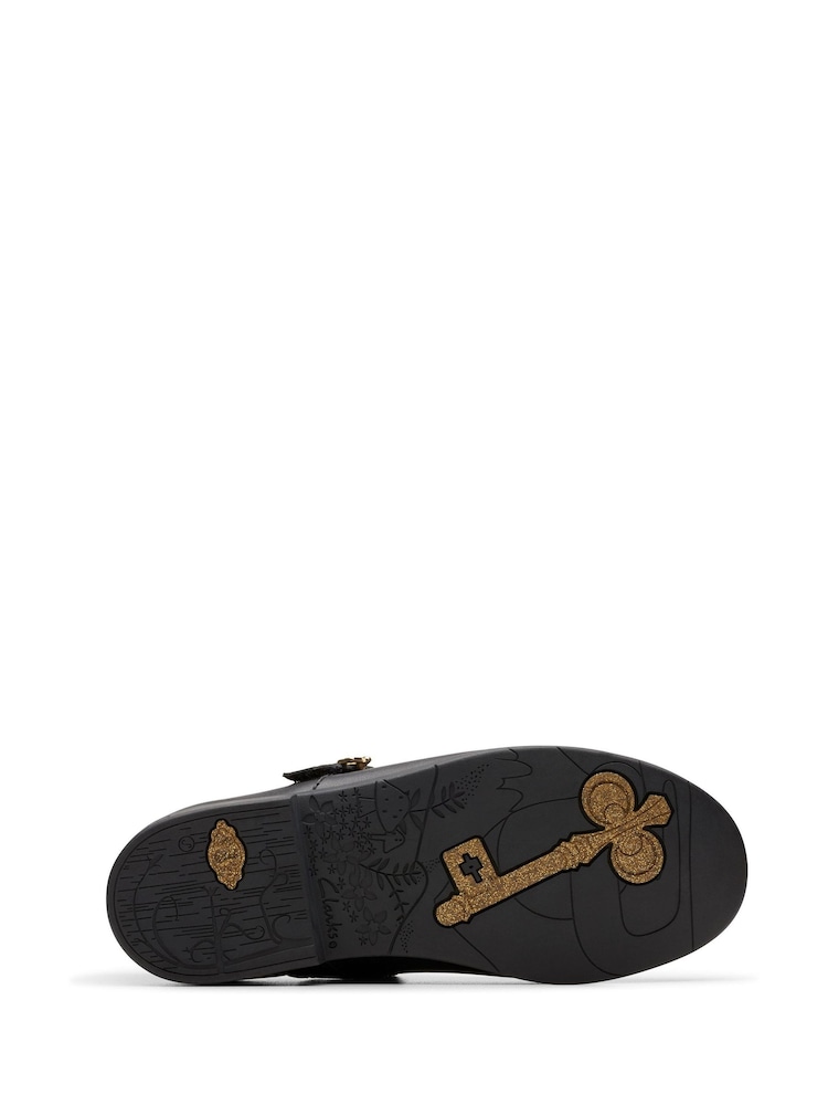 Clarks Younger Girls Patent Lock Magic Mary Jane Shoes - Imagen 7 de 7