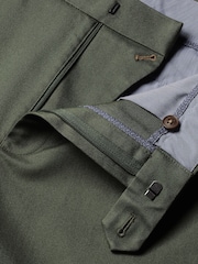 Charles Tyrwhitt Green Classic Fit Ultimate non-iron Chino Trousers - Image 5 of 5