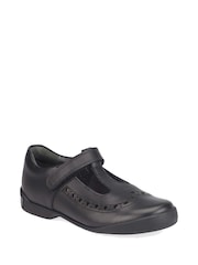 Start-Rite Black Leapfrog Leather Narrow Fit School Shoes - Image 3 of 5