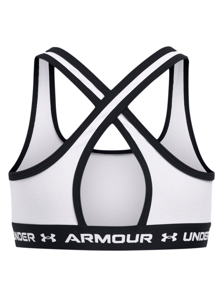 Under Armour White Crossback Mid Support Bra - Image 2 of 3