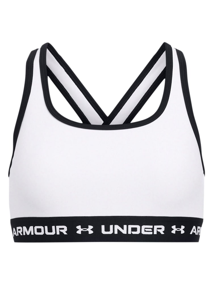 Under Armour White Crossback Mid Support Bra - Image 3 of 3