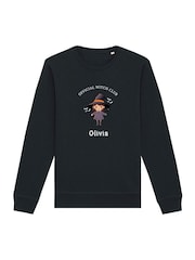 Personalised Kid's Witch Club Halloween Sweatshirt by Koko Blossom - Image 1 of 2