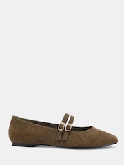 Novo Green Standard Fit Fancie Mary Jane Flat Shoes - Image 2 of 6