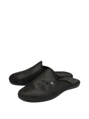 Lotus Black Flat Mule Slippers - Image 2 of 4