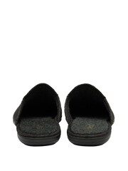Lotus Black Flat Mule Slippers - Image 3 of 4