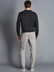 Charles Tyrwhitt Grey Slim Fit Ultimate Non-Iron Chino Trousers - Image 4 of 5