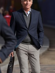 Charles Tyrwhitt Grey Slim Fit Ultimate Non-Iron Chino Trousers - Image 5 of 5