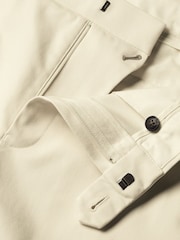 Charles Tyrwhitt Natural cream Classic Fit Ultimate non-iron Chino Trousers - Image 5 of 5