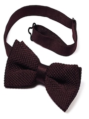 Charles Tyrwhitt Red Classic Knitted Ready-Tied Bow Tie - Image 1 of 1