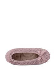 Totes Pink Isotoner Popcorn Slippers - Image 3 of 5