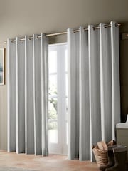 Emily Bond Indigo Blue Oscar Stripe Made to Measure Curtains - Image 2 of 9