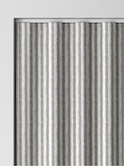 Emily Bond Indigo Blue Oscar Stripe Made to Measure Curtains - Image 8 of 9