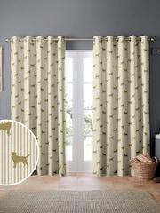 Emily Bond Gold Marley Made to Measure Curtains - Image 1 of 6