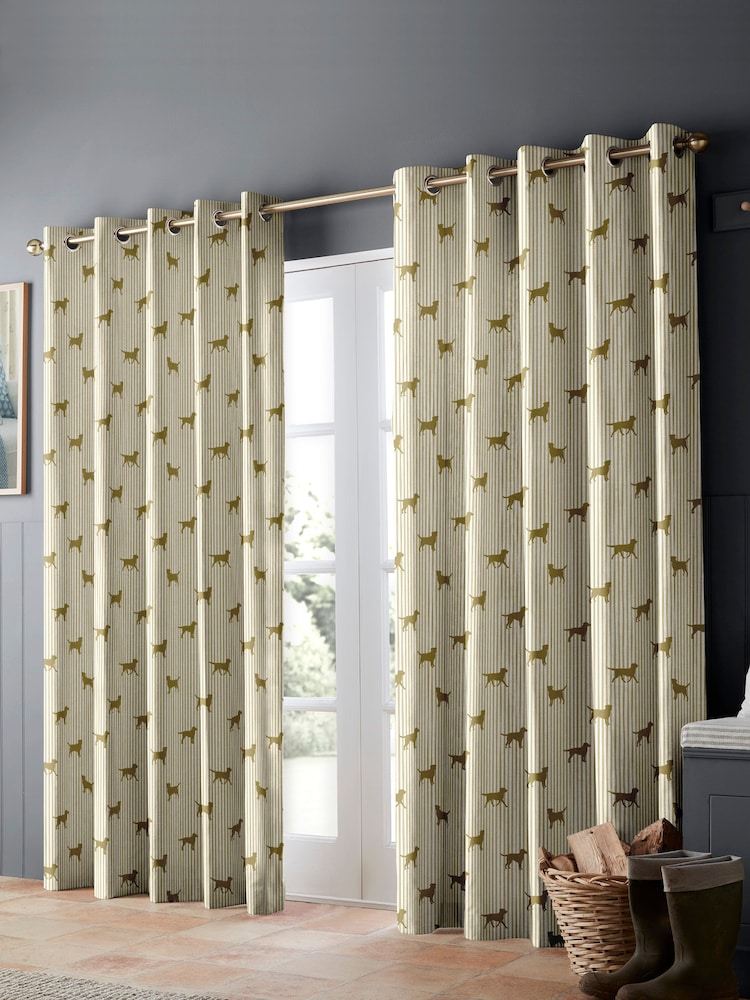Emily Bond Gold Marley Made to Measure Curtains - Image 2 of 6
