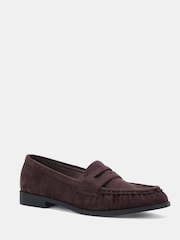 Novo Brown Standard Fit Finn Flat Loafers - Image 3 of 6
