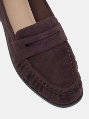 Novo Brown Standard Fit Finn Flat Loafers - Image 5 of 6